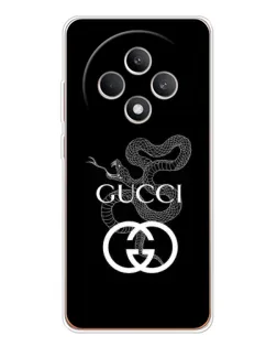 Чехол для OPPO Reno 12 F с картинкой «Gucci — серебряная змея» Чехол для OPPO Reno 12 F с картинкой «Gucci — серебряная змея»