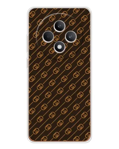 Чехол для OPPO Reno 12 F с картинкой «Gucci — золотые диагонали» Чехол для OPPO Reno 12 F с картинкой «Gucci — золотые диагонали»
