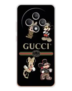 Чехол для OPPO Reno 12 F с картинкой «Gucci — герои Disney и монограмма» Чехол для OPPO Reno 12 F с картинкой «Gucci — герои Disney и монограмма»