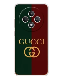 Чехол для OPPO Reno 12 F с картинкой «Gucci — темно-зеленый градиент» Чехол для OPPO Reno 12 F с картинкой «Gucci — темно-зеленый градиент»
