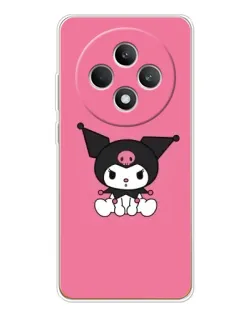 Чехол для OPPO Reno 12 F с картинкой «Хмурая Kuromi»