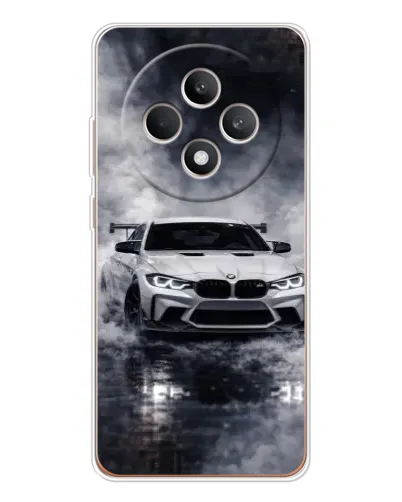 Чехол для OPPO Reno 12 F с картинкой «BMW сквозь туман» Чехол для OPPO Reno 12 F с картинкой «BMW сквозь туман»