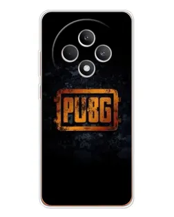 Чехол для OPPO Reno 12 F с картинкой «PUBG — золотой логотип» Чехол для OPPO Reno 12 F с картинкой «PUBG — золотой логотип»