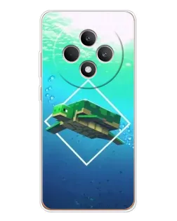Чохол для OPPO Reno 12 F з картинкою «Черепаха Minecraft» Чохол для OPPO Reno 12 F з картинкою «Черепаха Minecraft»