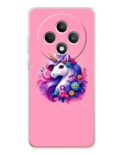 Чехол для OPPO Reno 12 F с картинкой «Сказочный единорог»