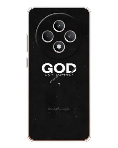 Чехол для OPPO Reno 12 F с картинкой «GOD — Бог над всем»
