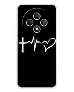 Чехол для OPPO Reno 12 F с картинкой «Пульс веры»