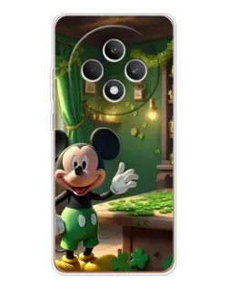 Чехол для OPPO Reno 12 F с картинкой «Микки в мастерской»