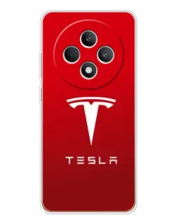 Чехол для OPPO Reno 12 F с картинкой «Tesla Red Classic» Чехол для OPPO Reno 12 F с картинкой «Tesla Red Classic»