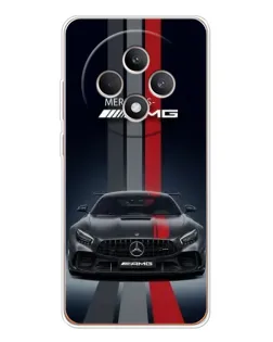 Чохол для OPPO Reno 12 F з картинкою «Mercedes — білий карбон»