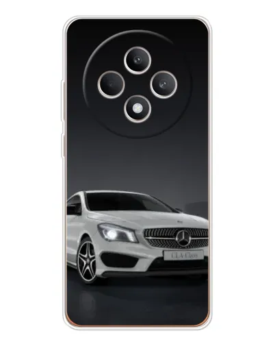 Чехол для OPPO Reno 12 F с картинкой «Mercedes AMG GT Silver»