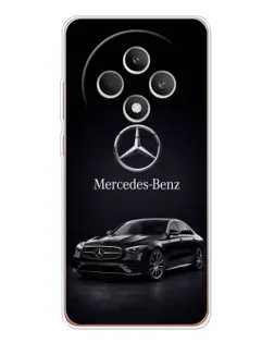 Чехол для OPPO Reno 12 F с картинкой «Mercedes — решетка радиатора»