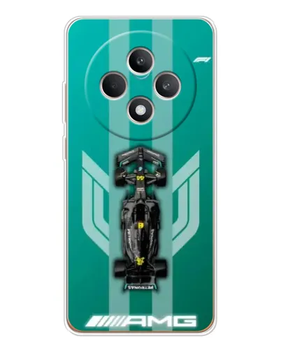 Чехол для OPPO Reno 12 F с картинкой «Mercedes AMG Petronas»