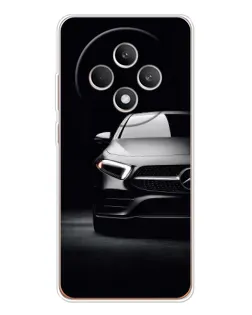 Чехол для OPPO Reno 12 F с картинкой «Свет фар Mercedes»
