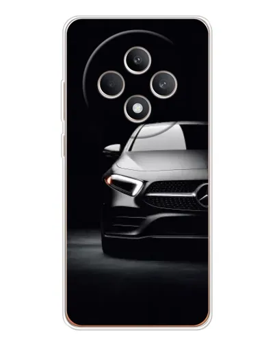 Чехол для OPPO Reno 12 F с картинкой «Свет фар Mercedes»