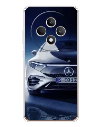 Чехол для OPPO Reno 12 F с картинкой «Mercedes EQ — будущее»