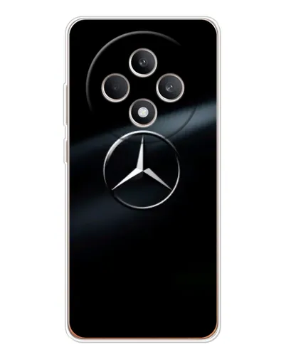 Чехол для OPPO Reno 12 F с картинкой «Mercedes на металле» Чехол для OPPO Reno 12 F с картинкой «Mercedes на металле»