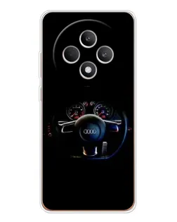 Чохол для OPPO Reno 12 F з картинкою «Салон Audi — кермо»