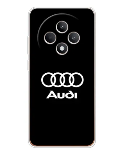 Чехол для OPPO Reno 12 F с картинкой «Классическое лого Audi»