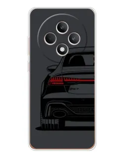 Чехол для OPPO Reno 12 F с картинкой «Задняя часть Audi — арт»