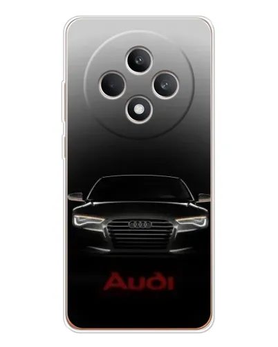 Чехол для OPPO Reno 12 F с картинкой «Audi — градиентный контур»