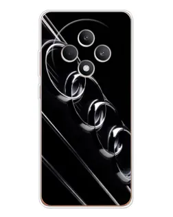 Чехол для OPPO Reno 12 F с картинкой «Audi — абстрактные кольца»