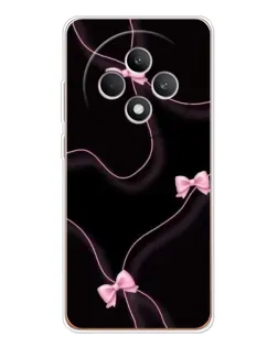 Чехол для OPPO Reno 12 F с картинкой «Розовые ленты» Чехол для OPPO Reno 12 F с картинкой «Розовые ленты»