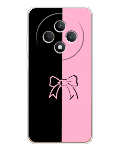 Чехол для OPPO Reno 12 F с картинкой «Половинки банта» Чехол для OPPO Reno 12 F с картинкой «Половинки банта»