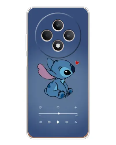 Чехол для OPPO Reno 12 F с картинкой «Музыкальный Stitch»