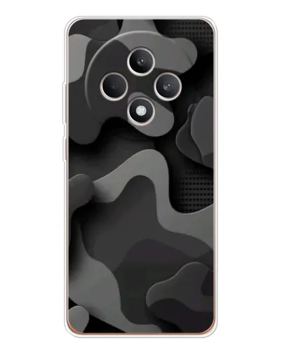Чехол для OPPO Reno 12 F с картинкой «Темный абстрактный камуфляж» Чехол для OPPO Reno 12 F с картинкой «Темный абстрактный камуфляж»
