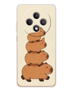 Чехол для OPPO Reno 12 F с картинкой «Башня из капибар»