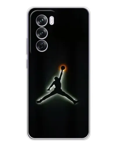 Чехол для OPPO Reno 12 Pro с картинкой «Jordan Gradient Logo» Чехол для OPPO Reno 12 Pro с картинкой «Jordan Gradient Logo»