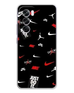 Чехол для OPPO Reno 12 Pro с картинкой «Nike Mix Pattern» Чехол для OPPO Reno 12 Pro с картинкой «Nike Mix Pattern»