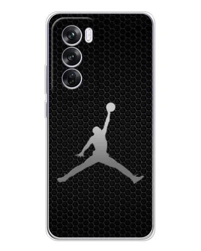 Чехол для OPPO Reno 12 Pro с картинкой «Jordan Dark Carbon» Чехол для OPPO Reno 12 Pro с картинкой «Jordan Dark Carbon»