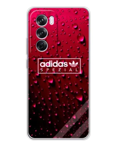 Чехол для OPPO Reno 12 Pro с картинкой «Adidas Gold Marble»