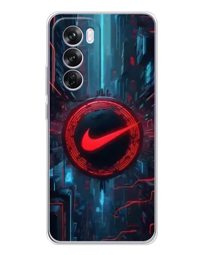 Чехол для OPPO Reno 12 Pro с картинкой «Техногенный стиль Nike» Чехол для OPPO Reno 12 Pro с картинкой «Техногенный стиль Nike»