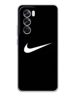 Чехол для OPPO Reno 12 Pro с картинкой «Минималистический Найк»