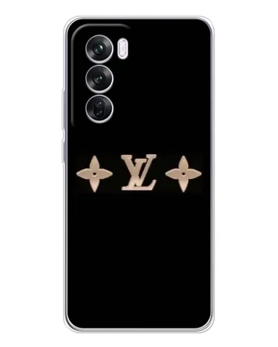 Чехол для OPPO Reno 12 Pro с картинкой «Louis Vuitton — минимализм»