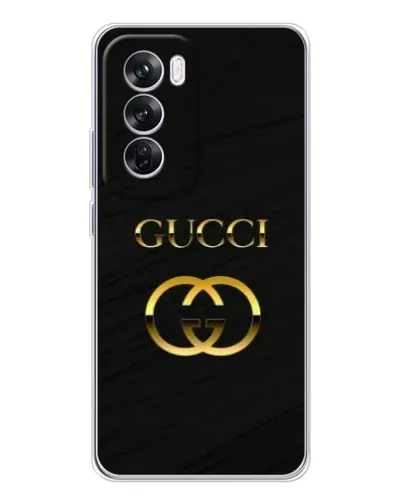 Чехол для OPPO Reno 12 Pro с картинкой «Золотой логотип Gucci» Чехол для OPPO Reno 12 Pro с картинкой «Золотой логотип Gucci»