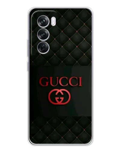 Чехол для OPPO Reno 12 Pro с картинкой «Gucci — стеганый черный» Чехол для OPPO Reno 12 Pro с картинкой «Gucci — стеганый черный»