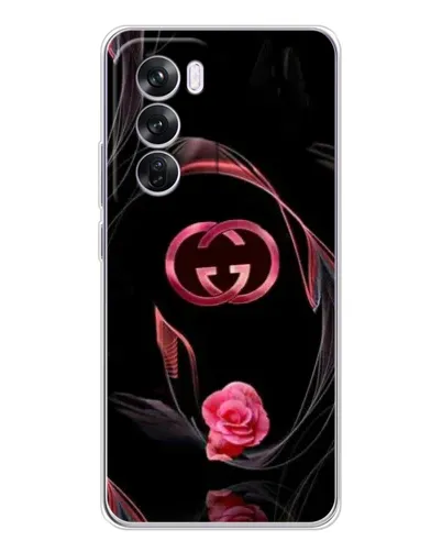Чехол для OPPO Reno 12 Pro с картинкой «Gucci — неоновая роза» Чехол для OPPO Reno 12 Pro с картинкой «Gucci — неоновая роза»