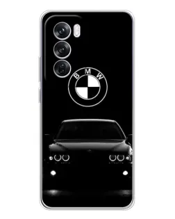 Чохол для OPPO Reno 12 Pro з картинкою «BMW — погляд з темряви»
