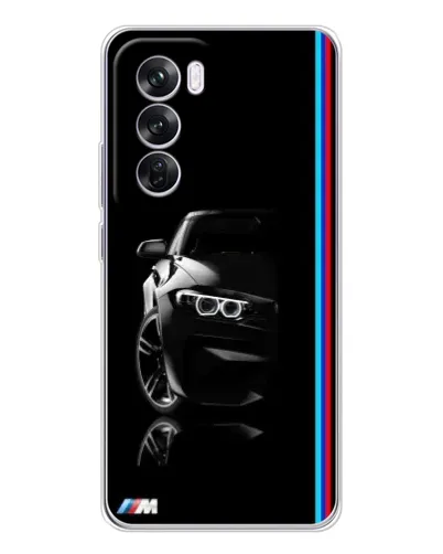 Чохол для OPPO Reno 12 Pro з картинкою «Силует BMW в темряві» Чохол для OPPO Reno 12 Pro з картинкою «Силует BMW в темряві»