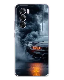 Чехол для OPPO Reno 12 Pro с картинкой «BMW M-Power — абстракция»