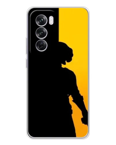 Чехол для OPPO Reno 12 Pro с картинкой «Тень воина PUBG» Чехол для OPPO Reno 12 Pro с картинкой «Тень воина PUBG»
