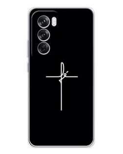 Чохол для OPPO Reno 12 Pro з картинкою «Тонкий хрест»