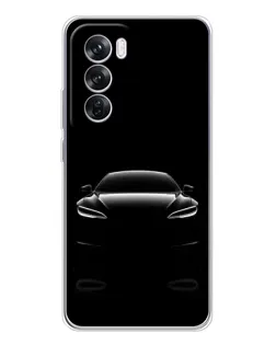 Чохол для OPPO Reno 12 Pro з картинкою «Силует Tesla Night» Чохол для OPPO Reno 12 Pro з картинкою «Силует Tesla Night»
