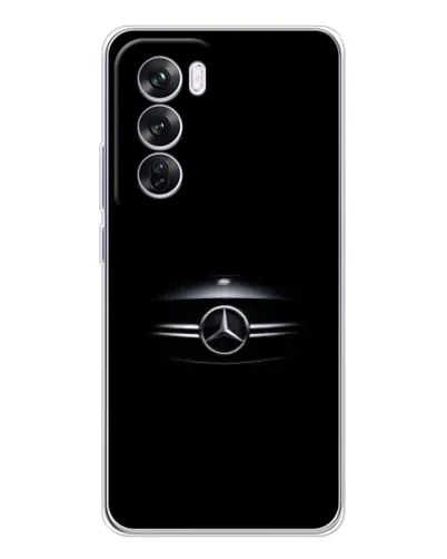 Чехол для OPPO Reno 12 Pro с картинкой «Mercedes — абстрактные линии» Чехол для OPPO Reno 12 Pro с картинкой «Mercedes — абстрактные линии»