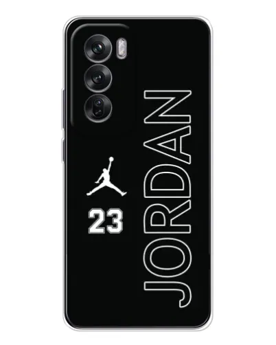 Чехол для OPPO Reno 12 с картинкой «Jordan Vertical»