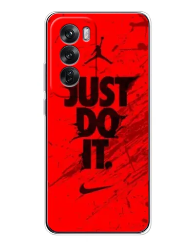 Чехол для OPPO Reno 12 с картинкой «Nike Just Do It»